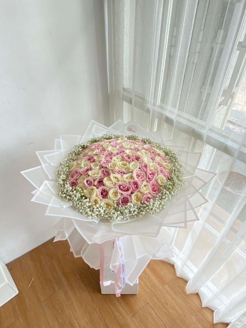 60-100 stem roses foto 6