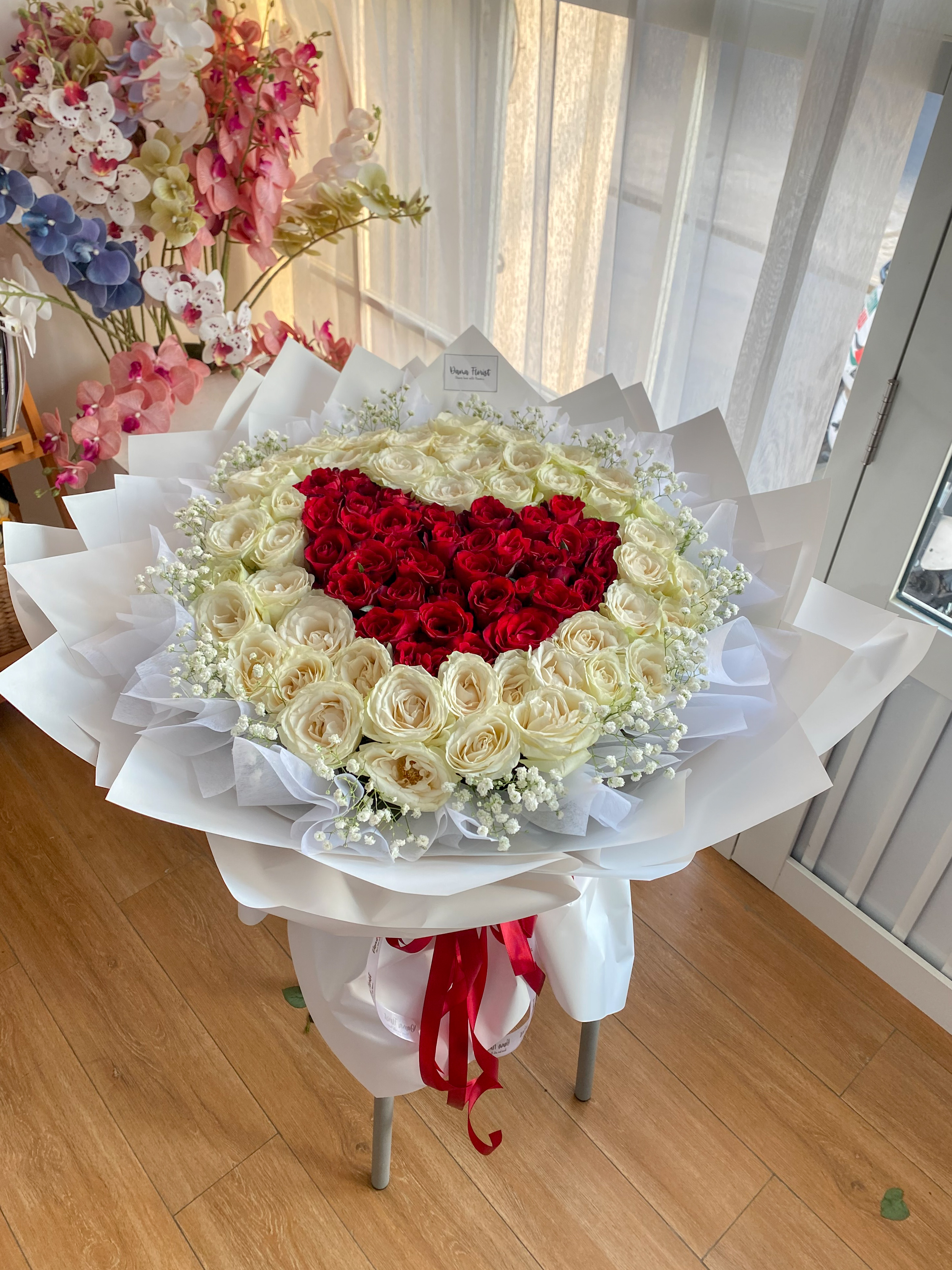 60-100 stem roses foto 3