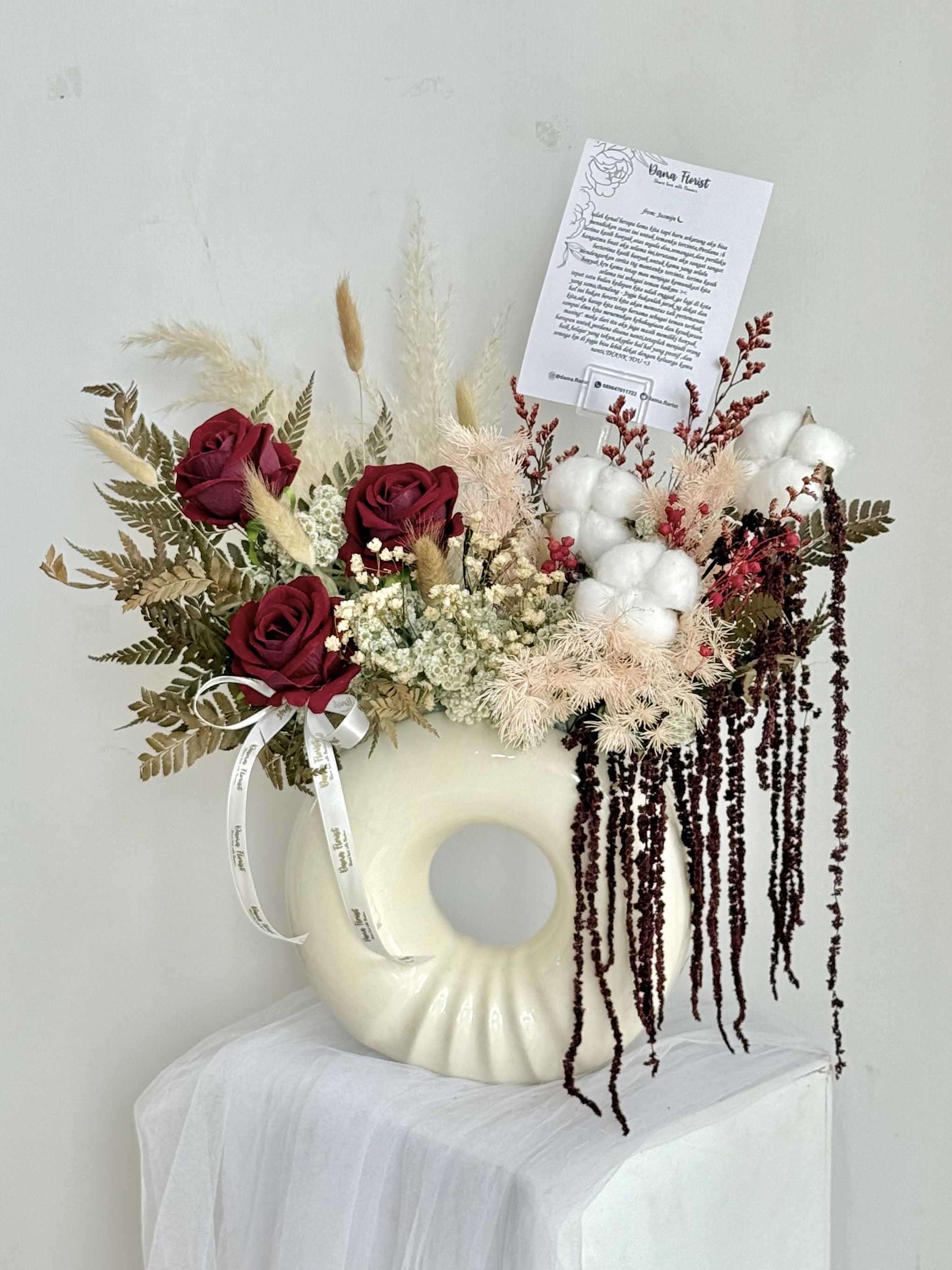 Preserved Flowers Vase foto 2